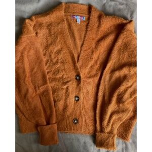 UO Thea Fuzzy Cardigan